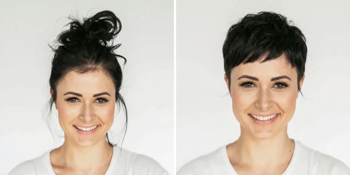 Textured Crop before and after